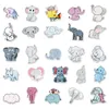 50 PCS Water Bottle Stickers for Kids Girls Teens Vinyl Vsco Waterproof Cute Aesthetic Stickers TZ-DX-372 elephant