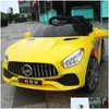 Electric/RC Electric/Rc Car 2022 Children Simation 1 4 Kids Ride On Toys Double Door Child 2.4G Bluetooth Remote Control T221214 Drop Delivery G Dhswd 240315