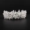 Hochzeit Haarschmuck Braut Tiara Kopfbedeckung Perlenkrone Prinzessin Birne Kristall Stirnband Zubehör 230202