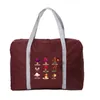 Sacs polochons sac de voyage unisexe sacs à main pliables organisateurs grande capacité bagages portables motif champignon accessoires