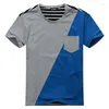 Men's T Shirts 10XL 8XL 6XL Tops Tees Summer Cotton V Neck Short Sleeve Shirt Men Fashion Trends Fitness Tshirt