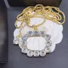 Diamond Gold Plated Necklace For Women Fashion Charm Necklace Chain Jewelry