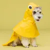 Odzież dla psa moda kieszenie na choinowe płaszcz przeciwdeszczowy projekt deszczowy ubrania