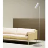 Vloerlampen Minimalistisch metalen woonkamer LED -lamp Creatief lichaam Roteerbaar ontwerp Slaapkamer Bedroom Studie Standslichten