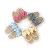 Premiers marcheurs bébé filles noeud papillon sandales mignon été semelle souple plat princesse chaussures infantile antidérapant enfants tout-petit 0-18 mois