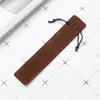 Velvet Single Pencil Packaging Bag Soft Pen Pouch Holder Case With Rope for Ballpoint Rollerball Fountain Pen