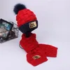 Berretti per bambini Cappello a maglia da lavoro U etichetta per bambini in pile calda con i ragazzi e ragazze coreane di lana