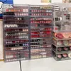 Förvaringslådor 3 golv transparent akryl ögonskugga makeup arrangör låda organisation avdelare lådan klara kosmetika fall