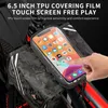 Packtaschen WEST BIKING Reflektierendes Fahrrad 6,5-Zoll-Telefon Regenfeste Frontrahmentasche Empfindlicher Touchscreen MTB Rennradzubehör 0201