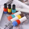 Storage Bottles 50pcs 12.1mm Macaron Colour Round Lipstick Tube Empty Plastic Lip Tubes DIY White Blue Red Rouge Cosmetic Containers