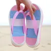 Slippers keke Summer Slippers Women Casual Massage Durable Flip Flops Beach Sandals Female Wedge Shoes Striped Lady Room Slippers 230203