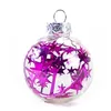 4 cm 5 cm 6 cm 7 cm 8 cm 10 cm alberi di Natale vuoti decorazioni a palla appesa a una plastica trasparente.