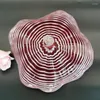 Wall Lamp Mouth Blown Borosilicate Chihully Style Red Plates Living Room Lamps