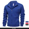 Sweat à capuche masculine Ellipses Brand Men's No Sweatshirts Zipper Coat Stand Collar Men pour mâle Sweat-shirt à capuche