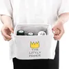 Storage Boxes 2023 Mulit Desktop Cotton Linen Basket Sundries Organizer Cartoon Cosmetic Toy Bag Box Cloth Small Organize