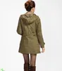 Women's Trench Coats Women Berber Fleece Clothes Wadded Jacket Winter Military Outerwear With A Hood Hooded Detachable Lining