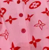 Kvinnors tröjor Cardigan Fashion Long Sleeve Knitwear Women Designer Sweaters Pink