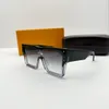Principais óculos de sol de designer de luxo para mulheres e homens moda 1547 Ciclone Óculos de sol transparentes de cristal Proteção UV Vem com pacote