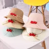 Wide Brim Hats 2pcs Set Kids Baby Outdoor Cartoon Hat And Bags Summer Child Girl Holiday