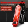 s 220mAh LED Bicycle USB Rechargeable 4 Modes MTB Bike Front Rear Tail Light Cycling Safety Warning Taillight Lamp 0202