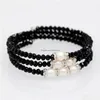 Perlé Nouveau Bracelet En Cristal Avec Perle 10 Couleurs À La Main Bijoux Wrap Charmes Femmes Cadeau Amour Souhait Drop Livraison Bracelets Dhqs2