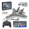 Electricrc Aircraft SU35 Stunt Sixaxis Remote Control Air Vliegtuig speelgoed 2.4G 4CH jager voor tieners Outdoor Play Birthday Gift 230202