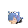 Action Toy Figures 4CM Anime Figure RE ZeroStarting Life in Another World Kawaii Rem Emilia Cute Cat Ears Lying Model Childrens Toys PVC Doll 230203