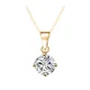 Anhänger Halsketten Halskette Silber vergoldet Medaillon Diamant Edelsteine Modeschmuck Drop Lieferung Anhänger Dhwas