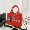 qwertyui45 Shopping Bags Marc the tote canvas Shopping bag lady designer practical Large capacity plain crossbody shoulder handbags 020323H