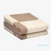 2021 NEW Letter Cashmere 22 Soft Wool Scarf Shawl Portable Warm Plaid Sofa Bed Fleece Knitted Throw Blanket 140 170CM