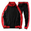 Männer Trainingsanzüge Lässige Männer Herbst Zipper Jacken Hosen Anzüge 2 Stück Sets Männlich Schlank Sportswear Mode 2PCS Streetwear 230202