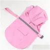 Abbigliamento per cani Nastro riflettente Abbigliamento per animali di grandi dimensioni Impermeabile Teddy Bear Grande cappotto antipioggia Vendita diretta in fabbrica Xs Xxxl Lj201006 Drop Delivery H Dhxm6