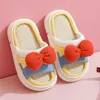 Slipper Princess Red Bow Color, соответствующий милые крытые тапочки, открытые ноги для детей моды 2022 Four Seasons All-Match, не скользящие повседневные туфли 0203