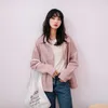 Kvinnorjackor Yellow Denim Jacket Women's Korean Style Spring Autumn Casual Single-Breasted Pocket Outerwear Tooling Coat 2023