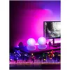 Luci notturne Creative Christmas Rgb Music Sound Control Luce sul comodino Atmosfera per aumentare l'umore durante la consegna Drop Lighting Dheky