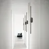 Applique Nordique Simple Long Led Post Moderne Art Créatif Salon Chambre Couloir Décoration El Lumière