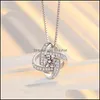 Pendant Necklaces Fashion And Exquisite Eternal Star Diamond Highend Necklace Korean Short Collarbone Chain Luckyhat Drop Delivery J Dhnyz