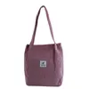 Abendtaschen für Frauen 2023 Cord-Schultertasche wiederverwendbare Einkaufs-beiläufige Einkaufstasche weibliche HandtascheAbend