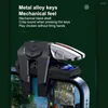 Game Controllers 1 Pair Universal Phone Gaming Triggers ABS Alloy Clip-on Joysticks Aiming Firing Cellphone Accessories