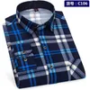 Camicie casual da uomo di marca per il 2023 Primavera Autunno maniche lunghe flanella stile coreano Oversize 4XL Plaid da uomo Harajuku Abbigliamento