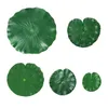 Декоративные цветы 20 штук 5 видов искусственные плавающие пена листья лотос
