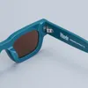 Okulary przeciwsłoneczne Rhude x Thierry Lasry Rhodeo High Street Sunglasses Men and Women Square Antiuv400 Męski steampunk Premium Solar286W D9RC