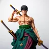 Action Toy Toy Toy Samurai Sanji Toys Roronoa Zoro Luffy Anime ThreeKnife Manga تمثال PVC Model 230202