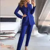 Womens Two Piece Pants Woman Vintage Black Slim Fit Blazer 3 Pcs Suit Autumn Elegant Female Solid Matching Sets VNeck Casual Office Three Set 230202