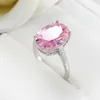 Solitaire Ring 2022 New Arrival European Zircon Zircon Crystal Women Wedding Fashion Party Sterling S925 Silver Color Jewelry Y2302