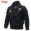 Mens Jackets Tactics Jacket Men Autumn Spring Bomber Cotton Coat Plus Size Embroidery Airplane Pilot Cargo Male Jaqueta Masculina 230203