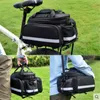 Panniers S Bicycle Transportador MTB Bike Rack Pannier Pannier Ciclismo Multifuncional Bolsa de viagem de grande capacidade com capa de chuva 0201