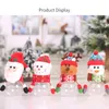 Christmas Decorations Candy Jar Storage Bottle Cartoon Santa Snowman Suger Cookie Can Boxes Child Kids Gifts Navidad Year 2023