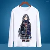 Heren hoodies mijn tiener romantische komedie snafu climax! Cosplay shirt lange mouwen print tops mode casual tee anime perifeer