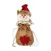 Decorações de Natal Sacos de doces desenho animado Papai Noel Papai Noel Snowman Elk Presente para os suprimentos de embalagem de biscoitos Drop